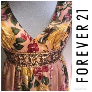 Gorgeous Forever 21 beaded floral dress